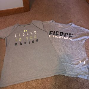 2 Under Armour shirts